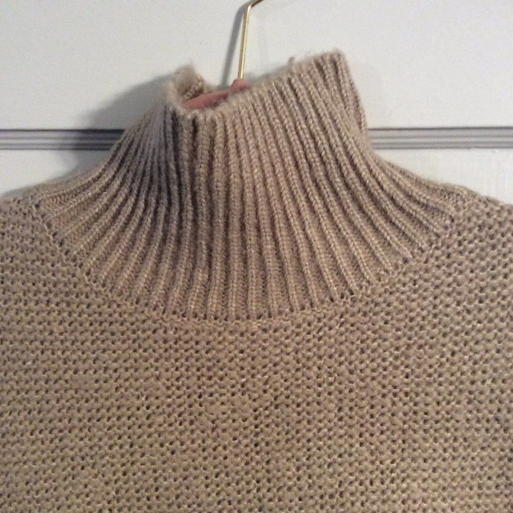 Elodie Mock Neck Crop Sweater Pull over sweater XL women's cozycore - Picture 3 of 4